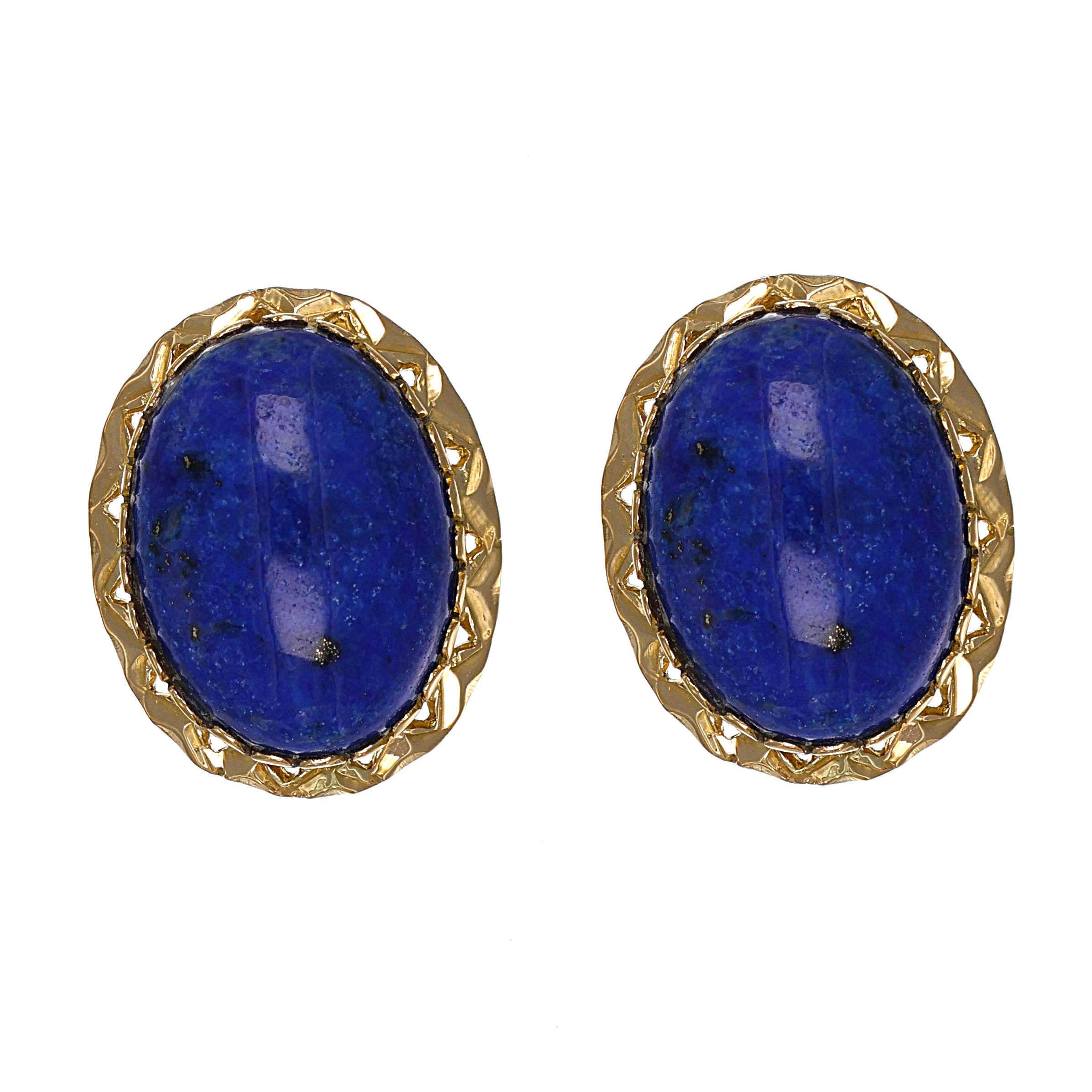 Orecchini - 18 carati Oro giallo - 16.00ct. tw. Lapislazzuli