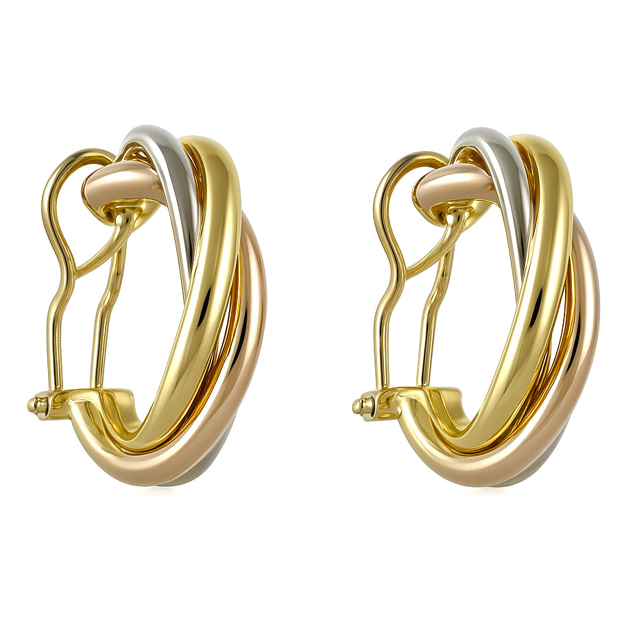 Orecchini - 18 carati Oro bianco, Oro giallo, Oro rosa