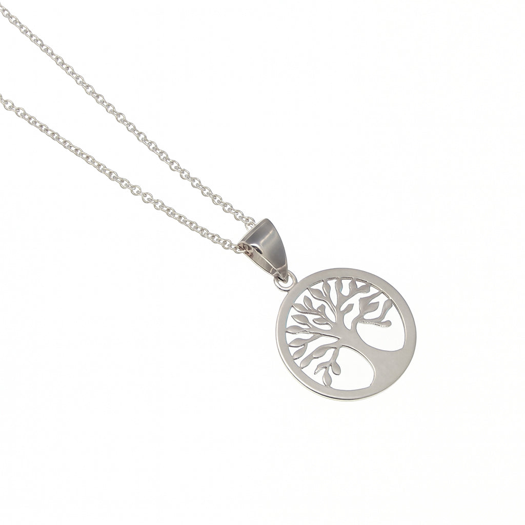 Collana con Ciondolo in Oro bianco 18 carati