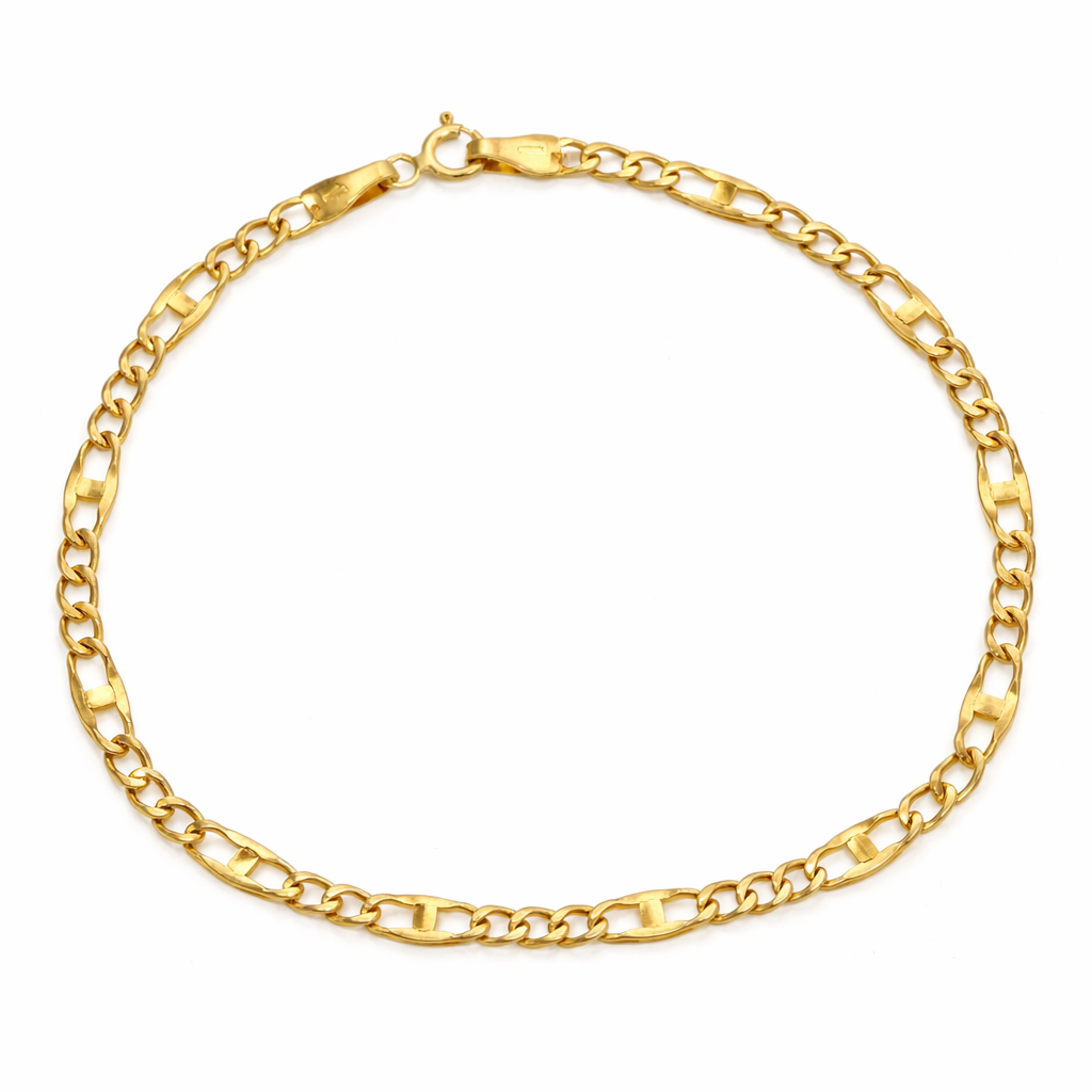 Bracciale unisex in oro giallo 18 carati
