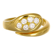 Anello - 18 carati Oro giallo - 0.36ct. tw. Diamante (Naturale)