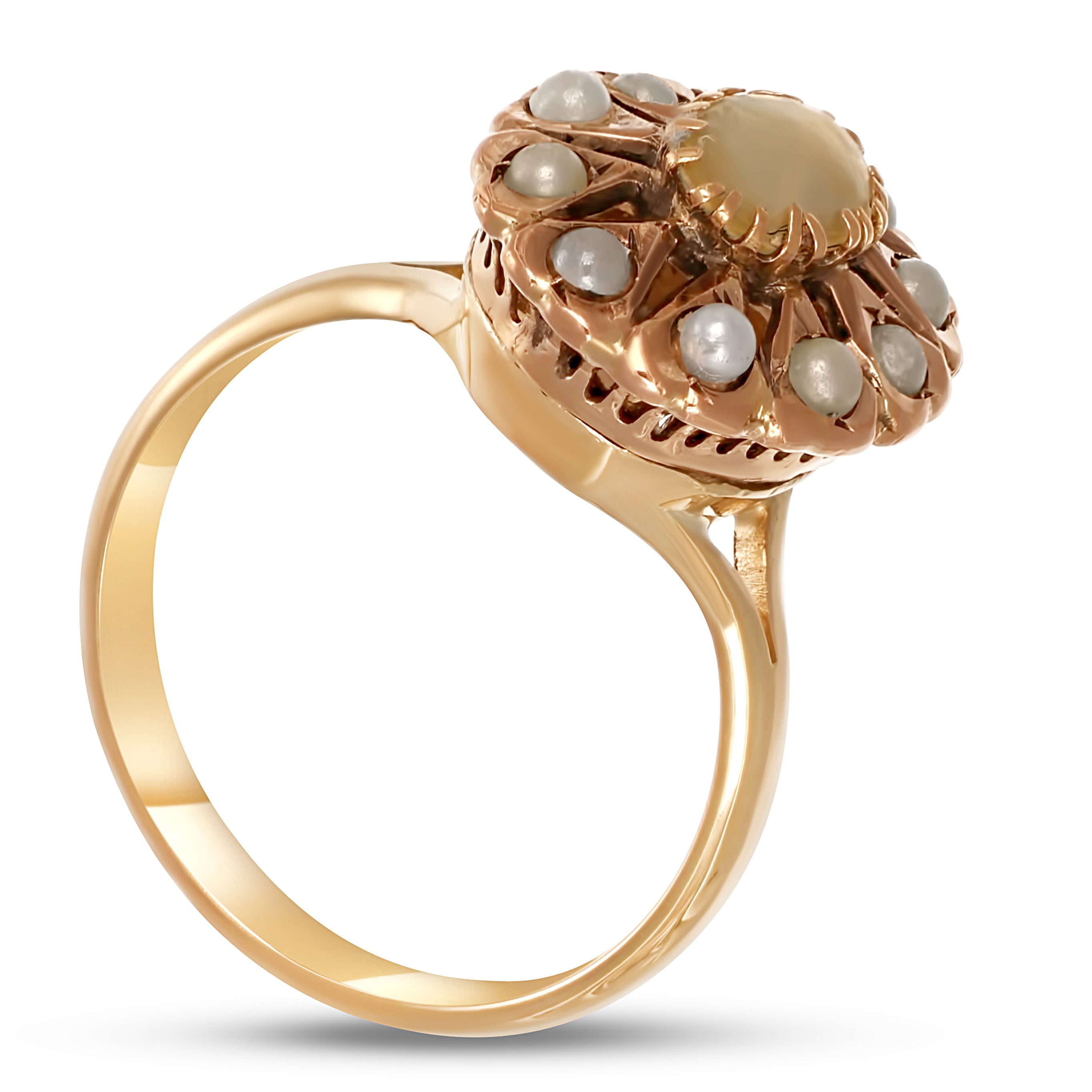 Anello - Perla - 18ct. Gold