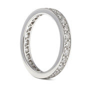 Anello - 18 carati Oro bianco - 0.42ct. tw. Diamante (Naturale)