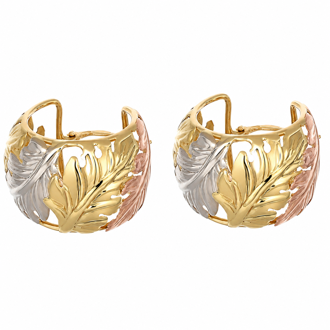 Orecchini - 18 carati Oro giallo, Oro rosa, Oro bianco