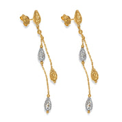 Orecchini - 18 carati Oro giallo, Oro bianco