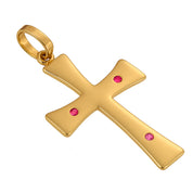 Ciondolo - 18 carati Oro giallo - 0.24ct. tw. Rubino