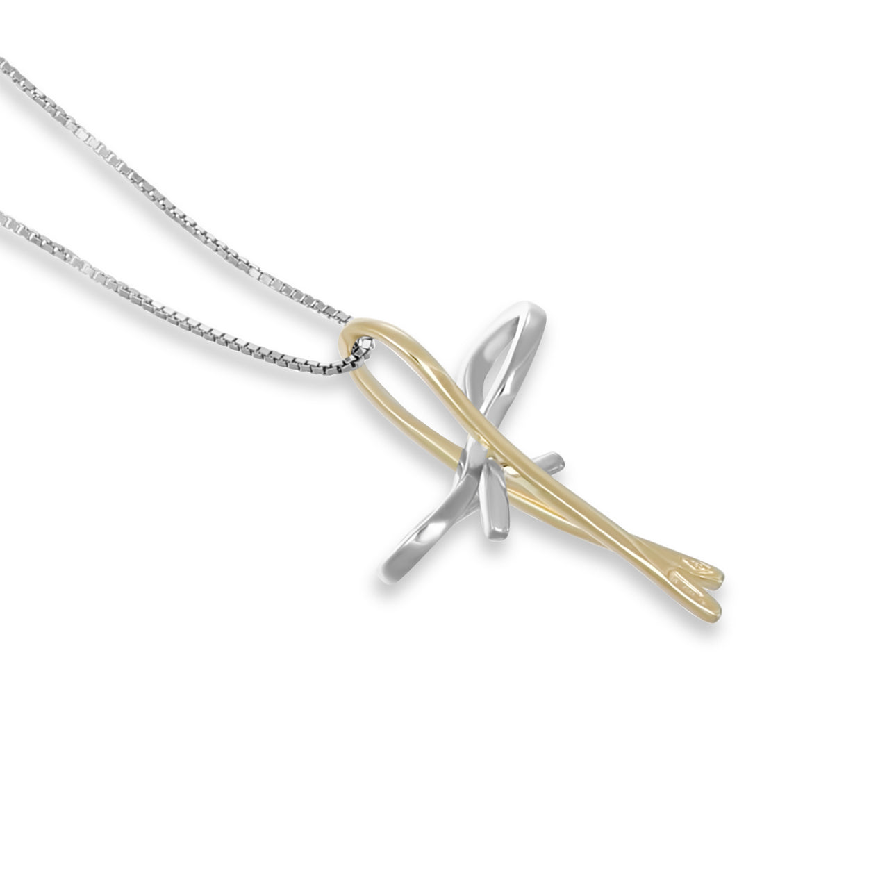 Collana con ciondolo - 18 carati Oro bianco, Oro giallo