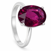 Anello - 18 carati Oro bianco - 4.20ct. tw. Tormalina