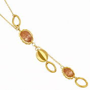 Collana in Oro giallo, Oro rosa, Oro bianco 18 carati