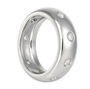 Anello - 18 carati Oro bianco - 0.32ct. tw. Diamante (Naturale)