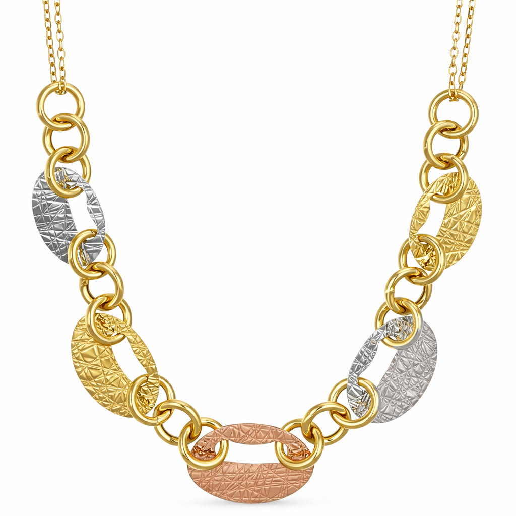 Collana - 18 carati Oro bianco, Oro giallo, Oro rosa