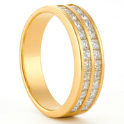 Anello - 18 carati Oro giallo - 0.33ct. tw. Diamante (Naturale)