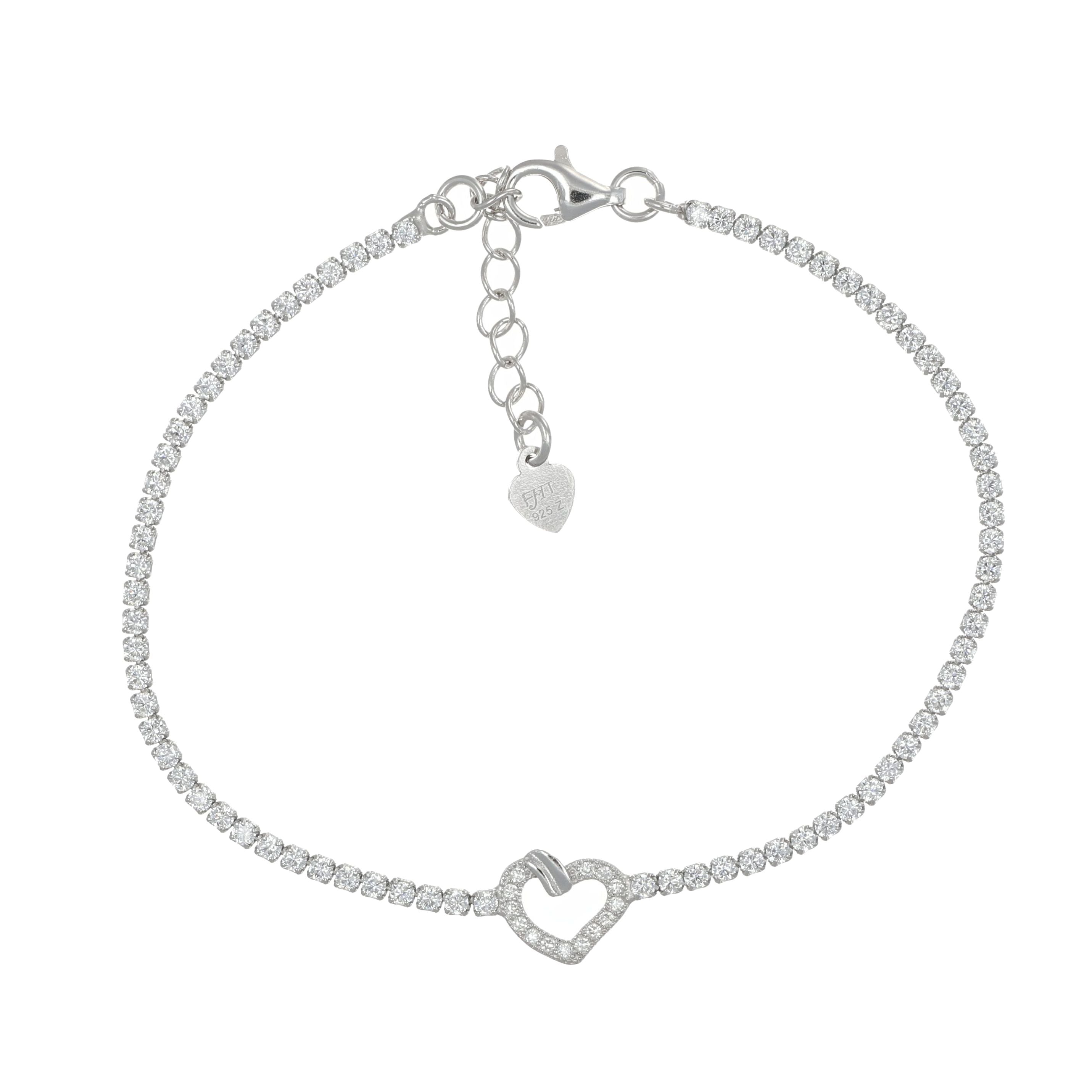 Bracciale in argento 925 Rodio