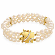 Bracciale - 18 carati Oro bianco, Oro giallo - 0.11ct. tw. Diamante (Naturale)