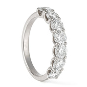 Anello - 18 carati Oro bianco - 0.66ct. tw. Diamante (Naturale)