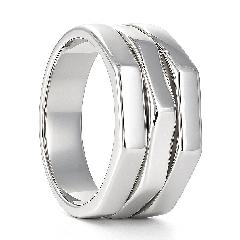 Anello - 18 carati Oro bianco