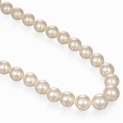 Collana - 18 carati Oro bianco - 0.18ct. tw. Diamante (Naturale) - Perla