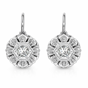 Orecchini - 18 carati Oro bianco - 0.16ct. tw. Diamante (Naturale)
