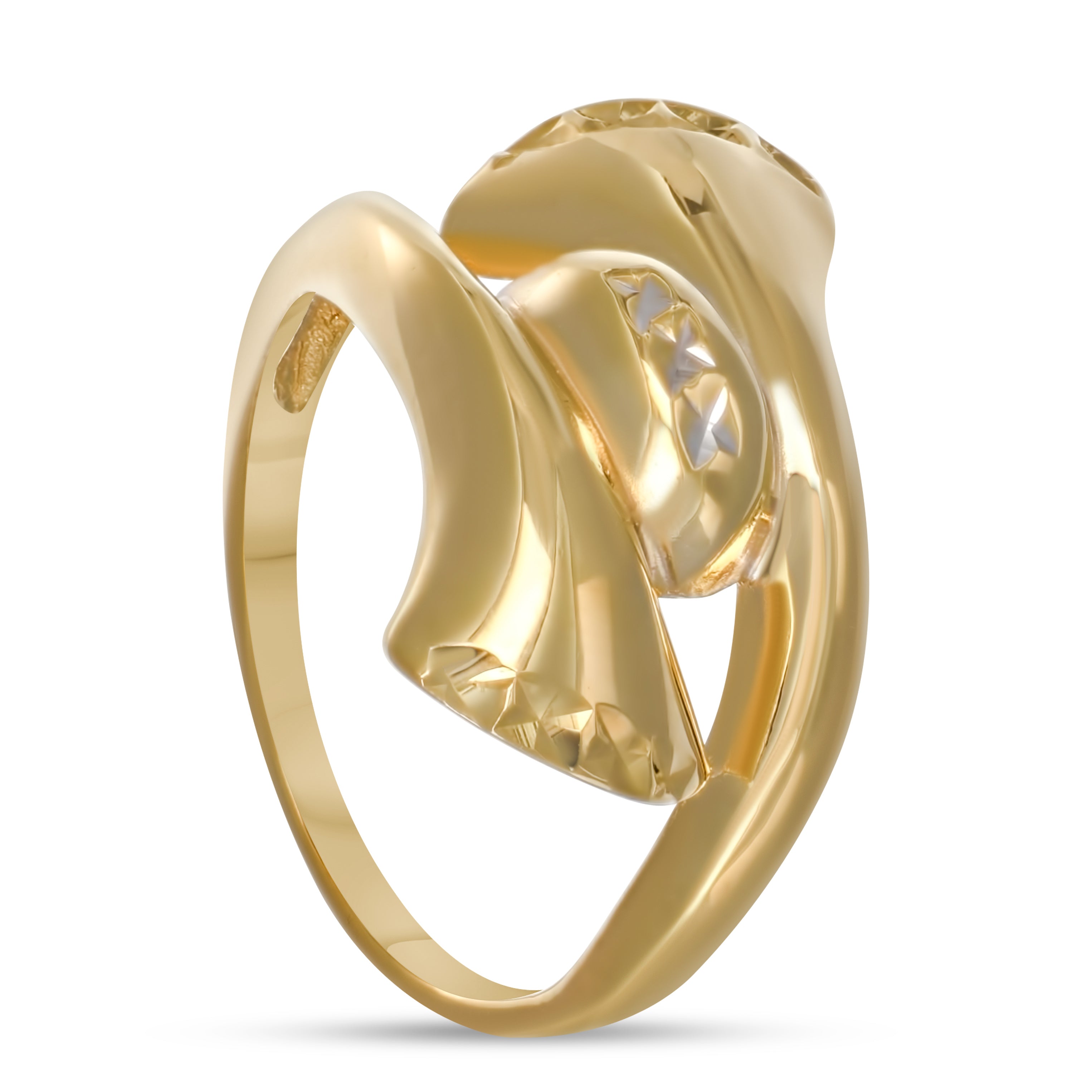 Anello - Oro bianco 18 kt, Oro giallo