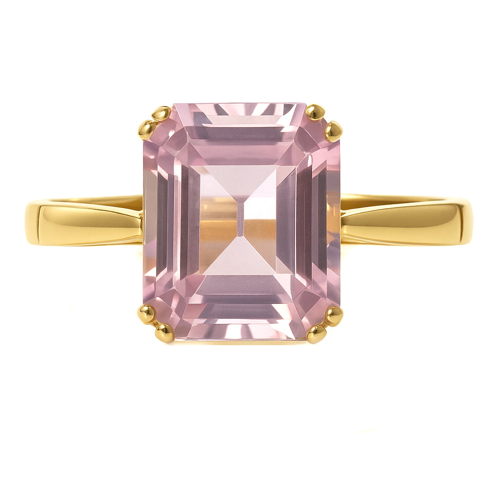 Anello - 18 carati Oro giallo - 2.75ct. tw. Quarzo