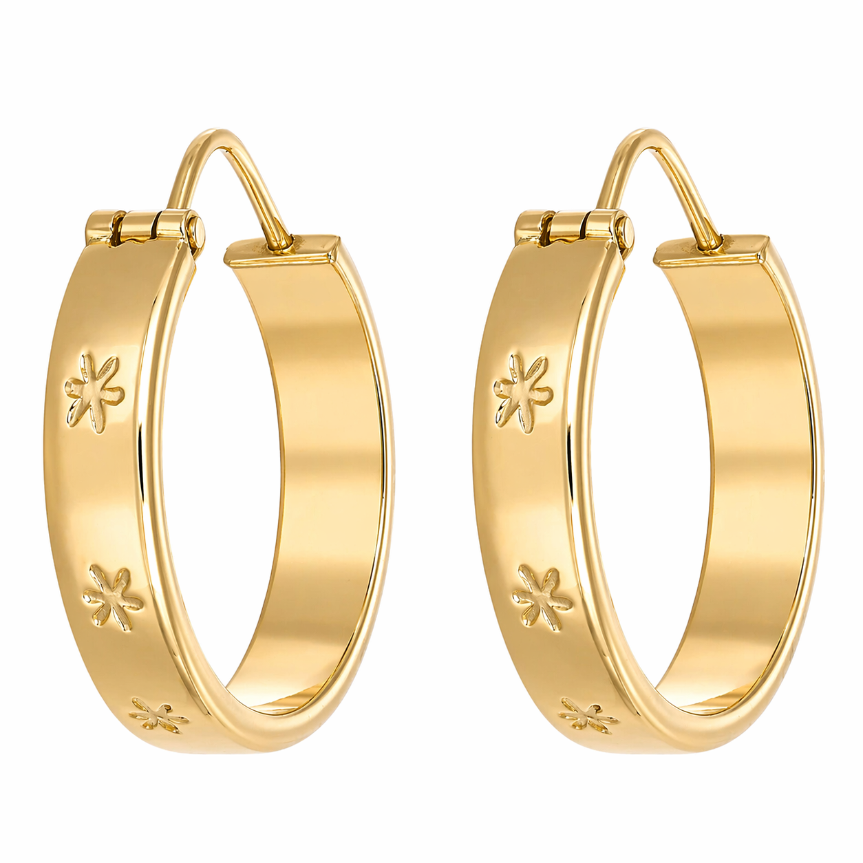 Orecchini - 18 carati Oro giallo - Made in Italy - Handmade