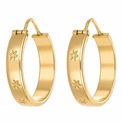 Orecchini - 18 carati Oro giallo - Made in Italy - Handmade