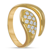 Anello - 18 carati Oro giallo - 0.52ct. tw. Diamante (Naturale)