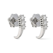 Orecchini - 18 carati Oro bianco - 0.18ct. tw. Diamante (Naturale)