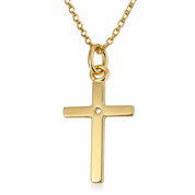 Collana con ciondolo - 14 carati Oro giallo