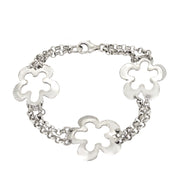 Bracciale con fiori in Argento 925