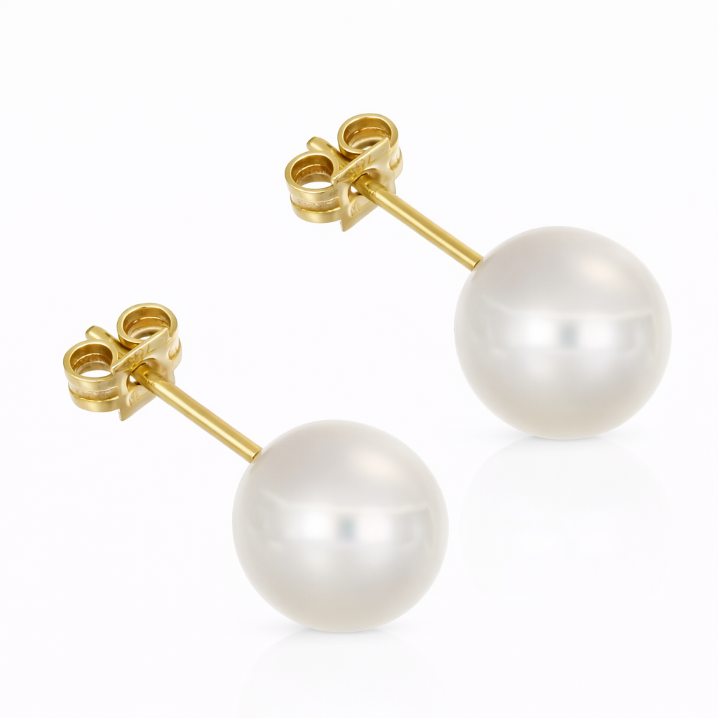 Orecchini - 18 carati Oro giallo - Perla