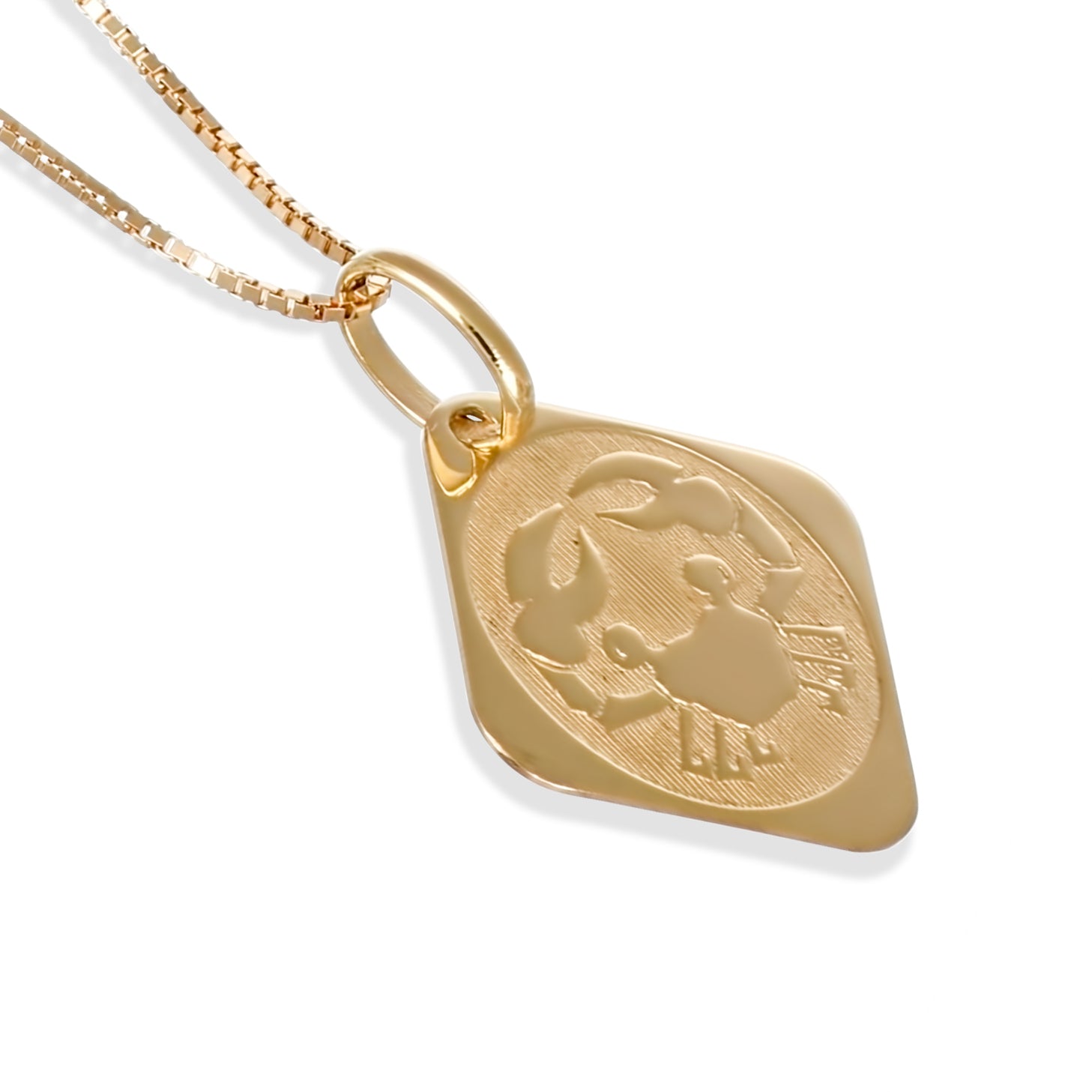 Collana con ciondolo - 18 carati Oro giallo