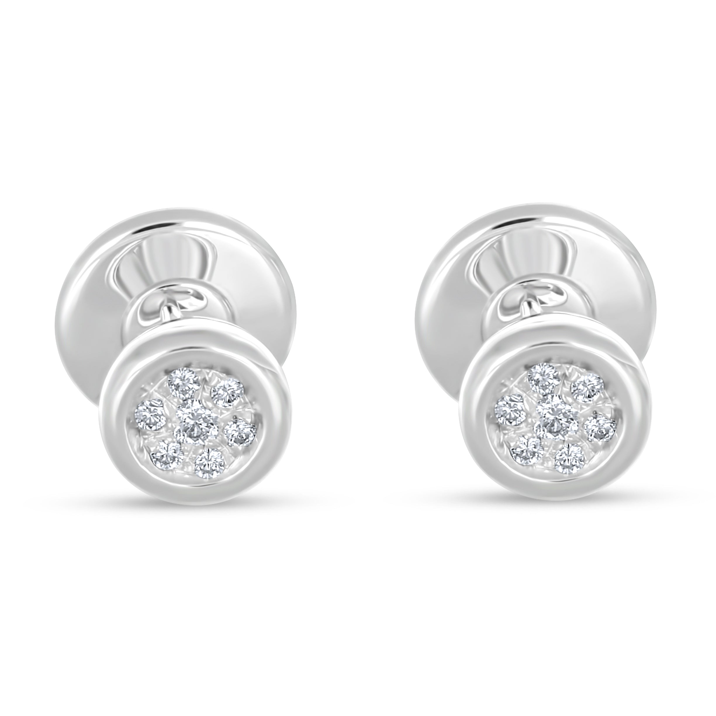 Orecchini - 18 carati Oro bianco - 0.18ct. tw. Diamante (Naturale)