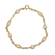 Bracciale - 18 carati Oro giallo - Perla