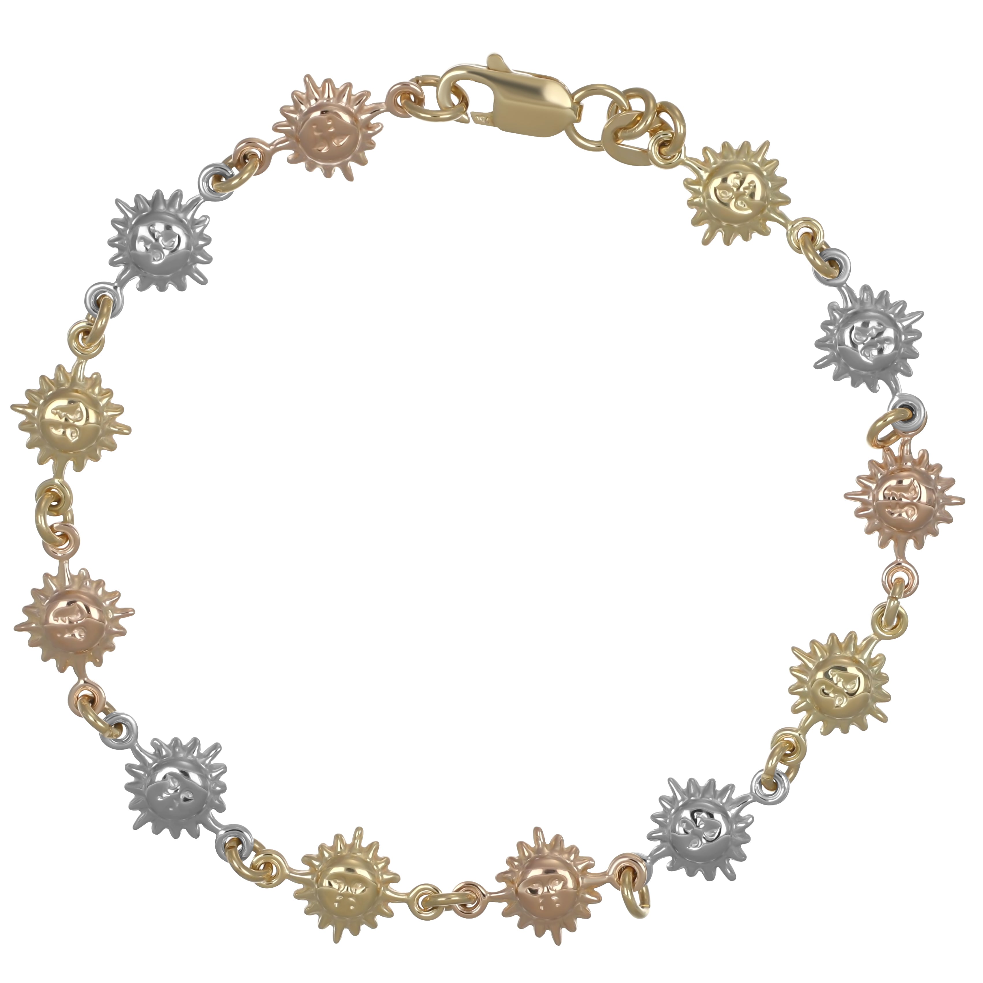 Bracciale - 18 carati Oro giallo, Oro bianco, Oro rosa