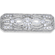 Spilla - 18 carati Oro bianco - 5.85ct. tw. Diamante (Naturale)