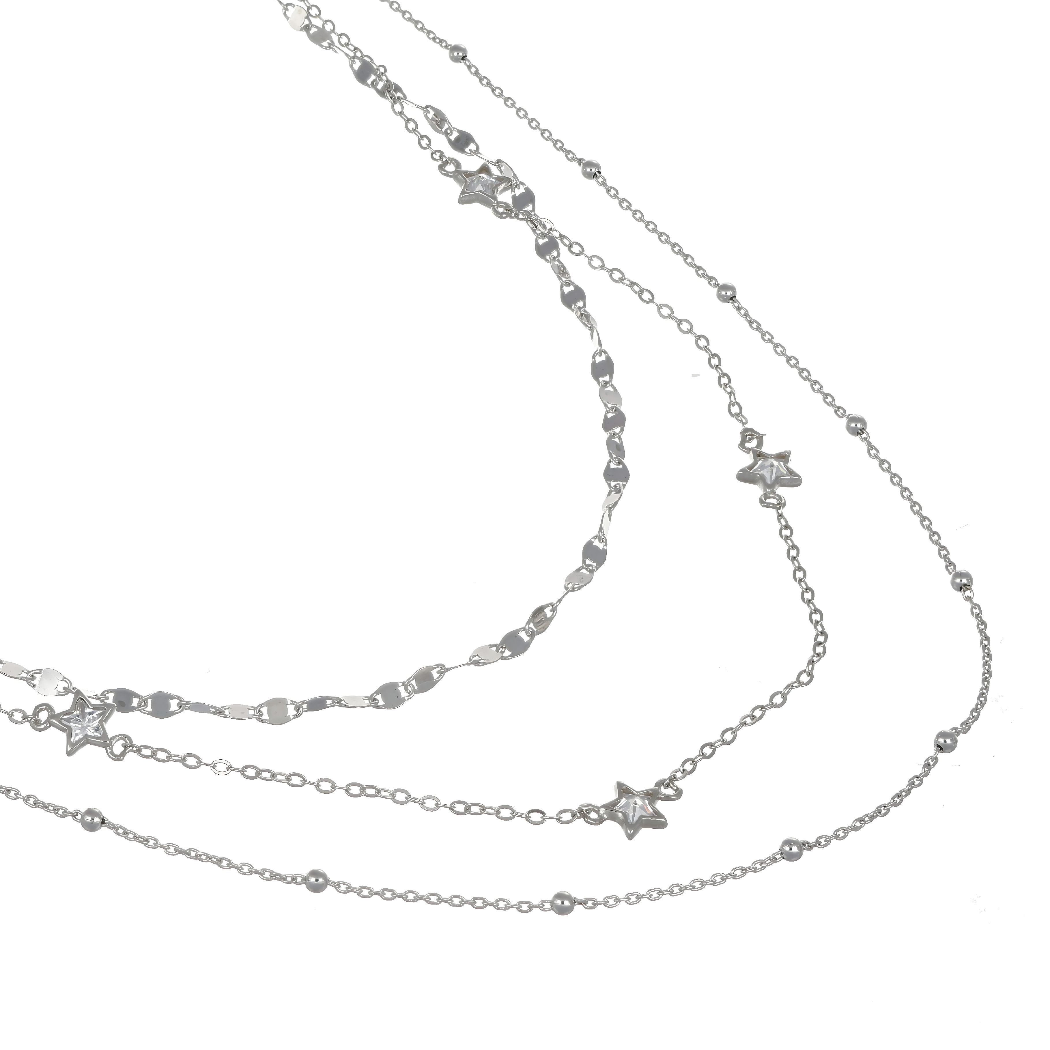 Collana in Argento 925 Rodio