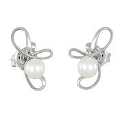 Orecchini - 18 carati Oro bianco - Perla