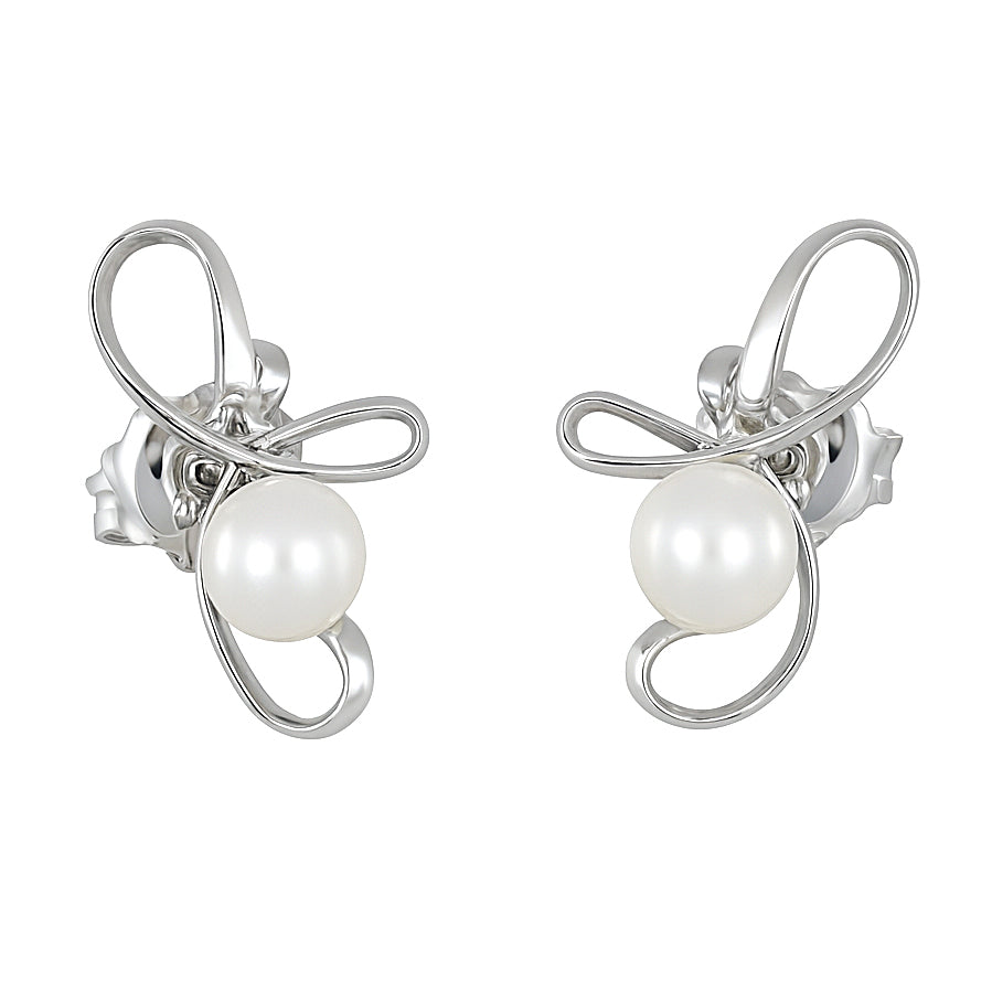 Orecchini - 18 carati Oro bianco - Perla