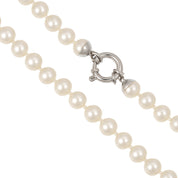 Collana - 18 carati Oro giallo, Oro bianco - Perla