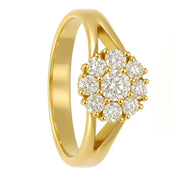 Anello - 18 carati Oro giallo - 0.47ct. tw. Diamante (Naturale)