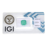1 pcs Verde Smeraldo - 3.19 ct - Istituto Gemmologico Italiano (IGI)