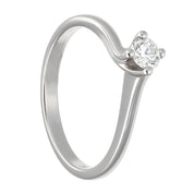 Recarlo - Anello - 18 carati Oro bianco - 0.20ct. tw. Diamante (Naturale)