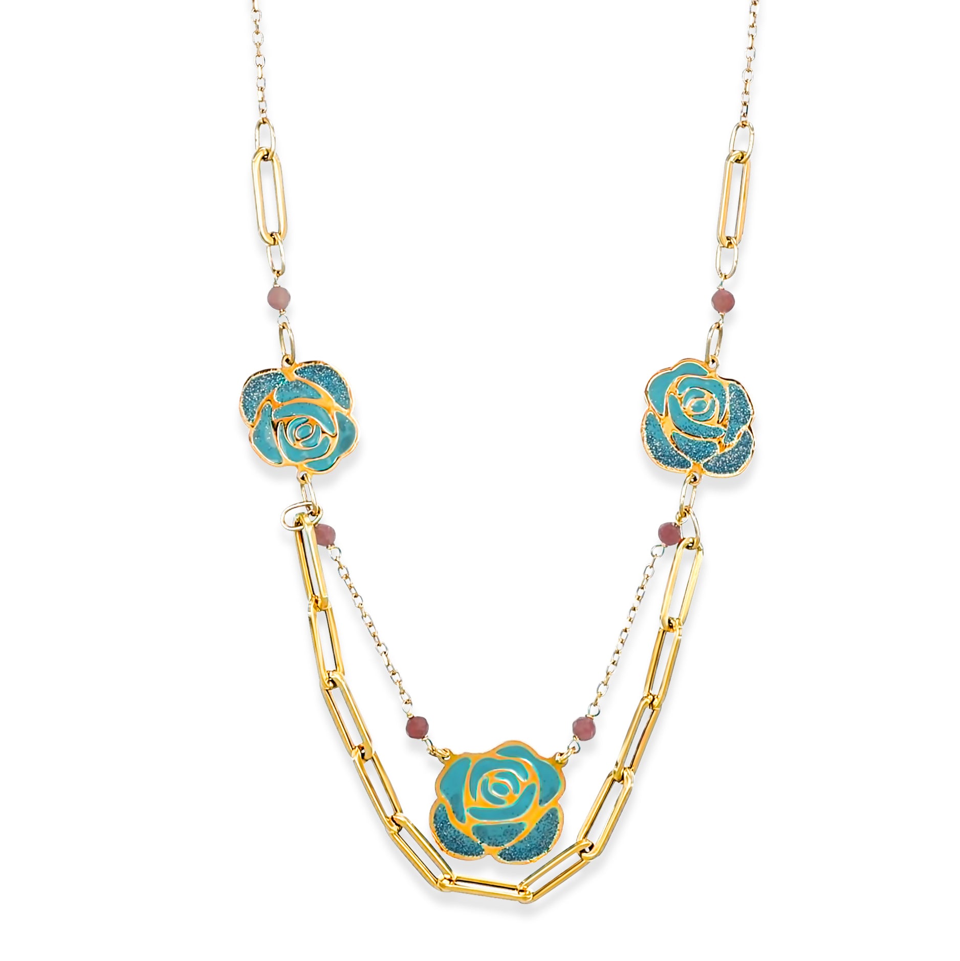 Collana - 18 carati Oro giallo - Made in Italy - Handmade