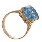 Anello - 18 carati Oro giallo - 9.70ct. tw. Topazio