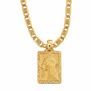 Collana con ciondolo - 18 carati Oro giallo