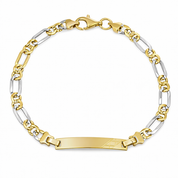 Bracciale Oro Giallo Oro Bianco 18 carati