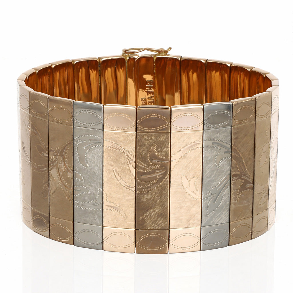 Bracciale - 18 carati Oro giallo, Oro bianco