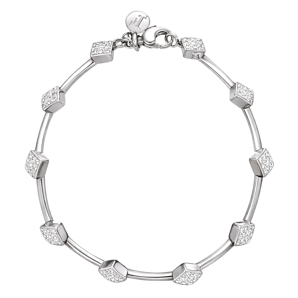 Bracciale - 18 carati Oro bianco - 0.90ct. tw. Diamante (Naturale)