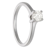 Anello - 18 carati Oro bianco - 0.40ct. tw. Diamante (Naturale)